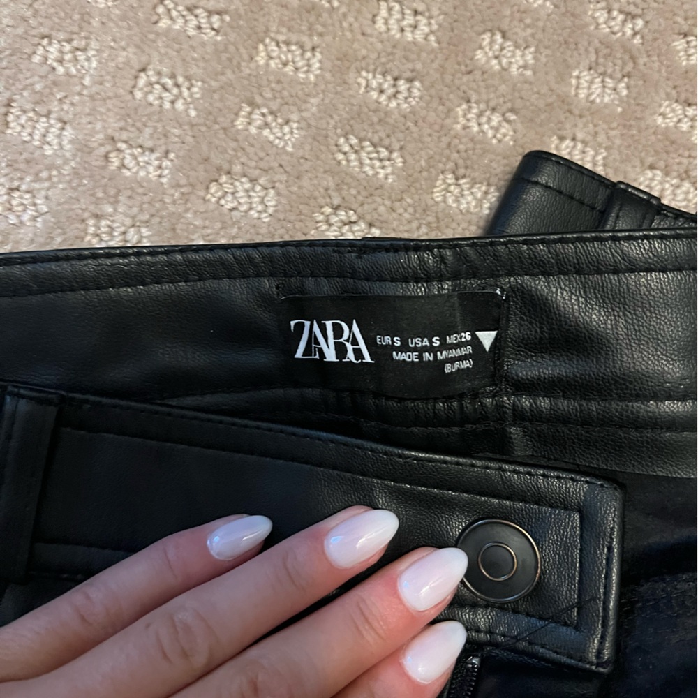 ZARA Leather Pants